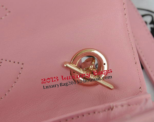 Chanel Classic Top Handle Bag Original Sheepskin Leather CHA92236 Pink