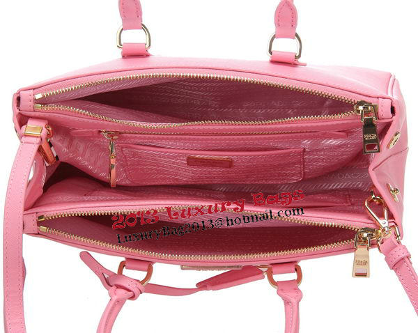 Prada Saffiano Leather Tote Bag BN1801 Pink