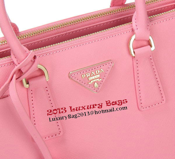 Prada Saffiano Leather Tote Bag BN1801 Pink