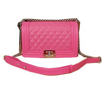 Chanel Boy Flap Shoulder Bag Original Leather A6870 Rose