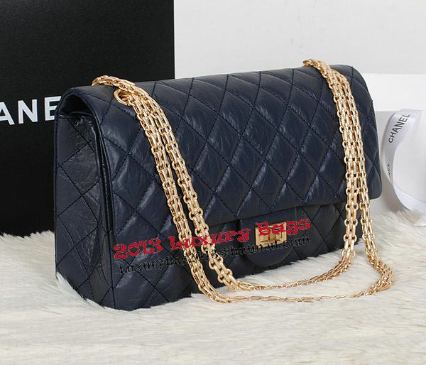 Chanel Classic Flap Shoulder Bags A226 Blue Original Sheep Leather