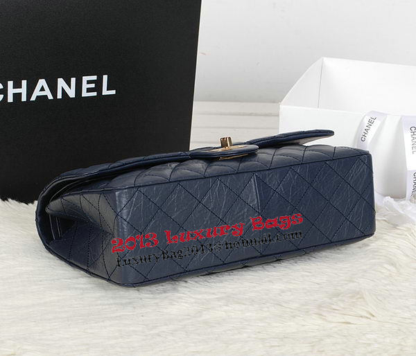 Chanel Classic Flap Shoulder Bags A226 Blue Original Sheep Leather