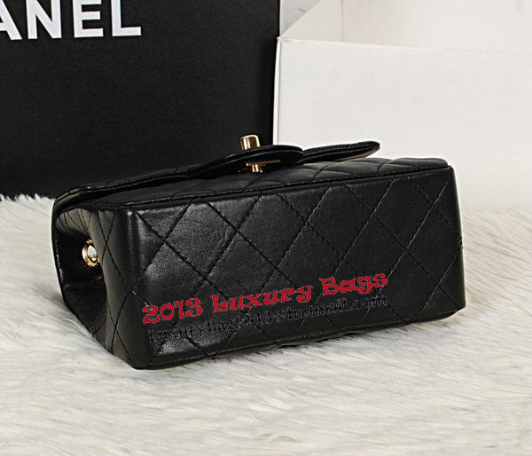 Chanel mini Classic Flap Bag Original Leather CHA1115 Black