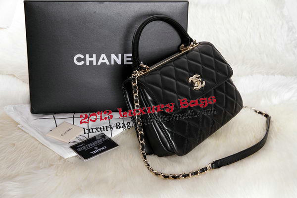 Chanel Original Lambskin Embellished Flap Bag CHA92237 Black