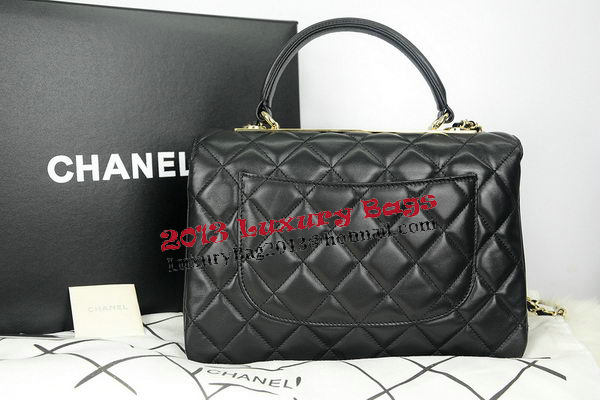 Chanel Original Lambskin Embellished Flap Bag CHA92238 Black