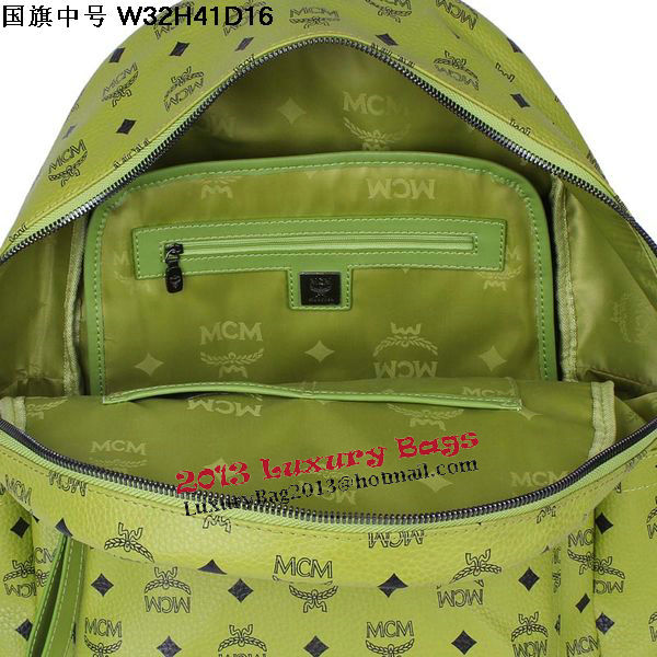 MCM Medium Flag of UK Backpack MC5173 Green