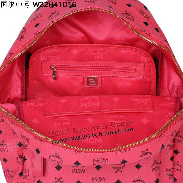 MCM Medium Flag of UK Backpack MC5173 Red