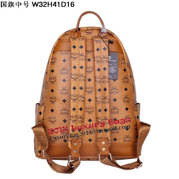 MCM Medium Flag of UK Backpack MC5173 Wheat