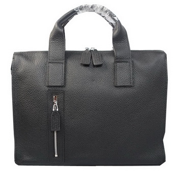 Hermes Briefcase Original Grainy Leather H8813 Black