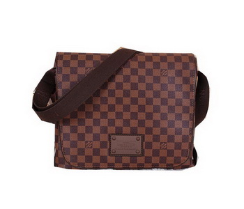 Louis Vuitton Damier Ebene Canvas Brooklyn MM N51211