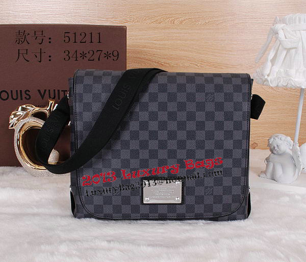 Louis Vuitton Damier Graphite Canvas Brooklyn MM N51211