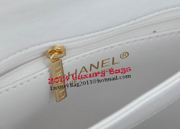 Chanel Classic Top Handle Bag Original Sheepskin Leather CHA92236 White