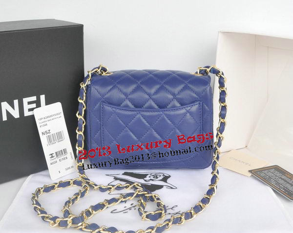 Chanel mini Classic Flap Bag Royal Original Sheekskin CHA1115 Gold