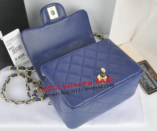 Chanel mini Classic Flap Bag Royal Original Sheekskin CHA1115 Gold