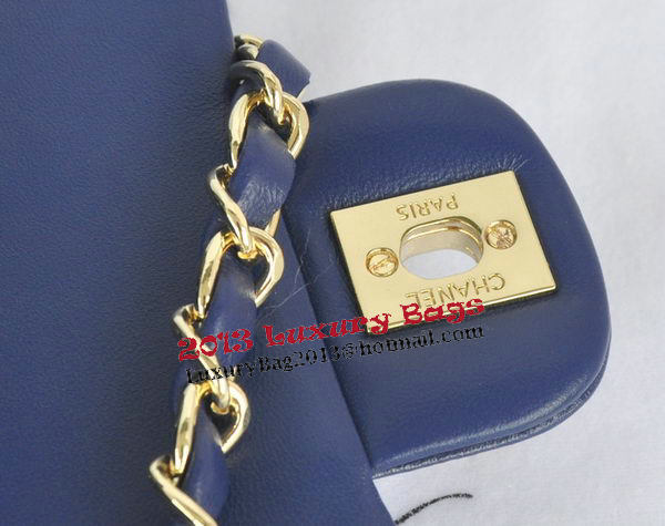 Chanel mini Classic Flap Bag Royal Original Sheekskin CHA1115 Gold