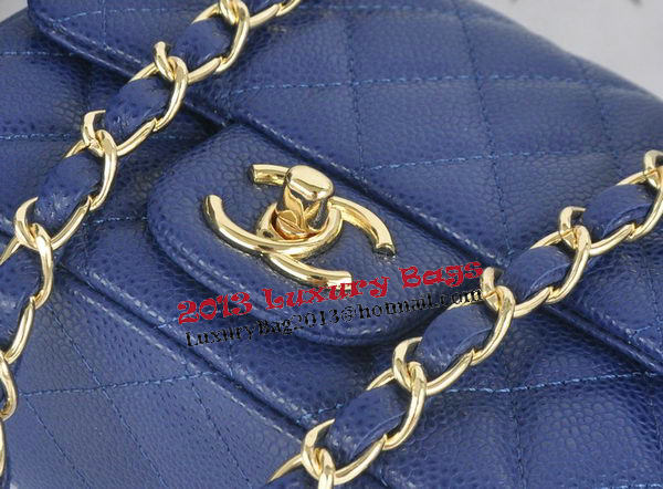 Chanel mini Classic Flap Bag Royal Cannage Pattern 1115 Gold