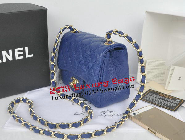 Chanel mini Classic Flap Bag Royal Cannage Pattern 1115 Gold