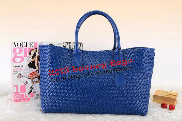 Bottega Veneta Cabat Medium Tote Bags BV5211 Blue