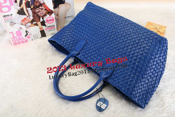 Bottega Veneta Cabat Medium Tote Bags BV5211 Blue