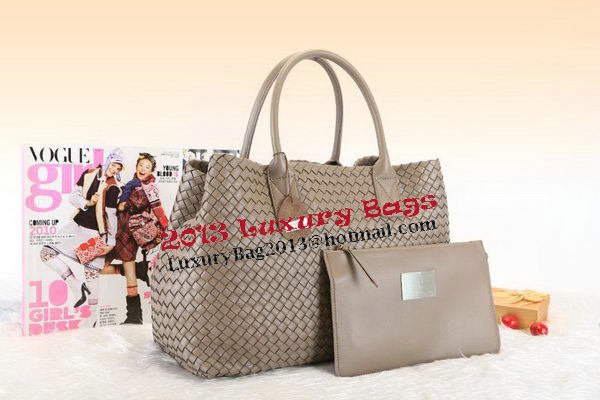 Bottega Veneta Cabat Medium Tote Bags BV5211 Grey