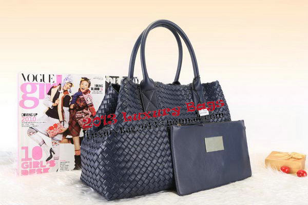 Bottega Veneta Cabat Medium Tote Bags BV5211 Royal