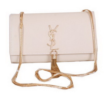 Yves Saint Laurent Monogramme Cross-body Shoulder Bag Y7130 OffWhite