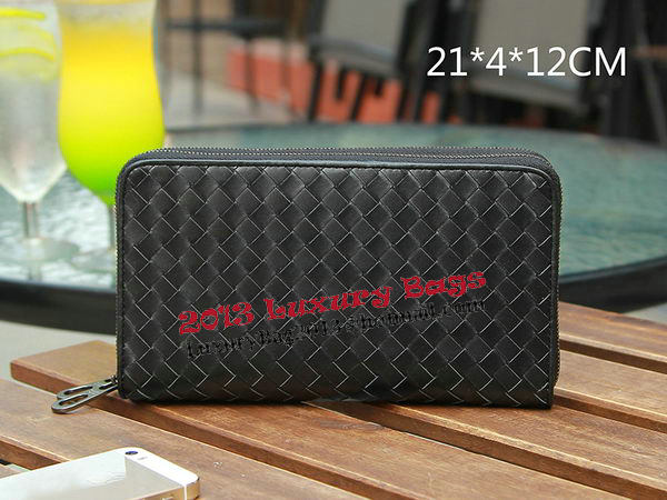 Bottega Veneta Intrecciato Calfskin Wallet BV1889 Black