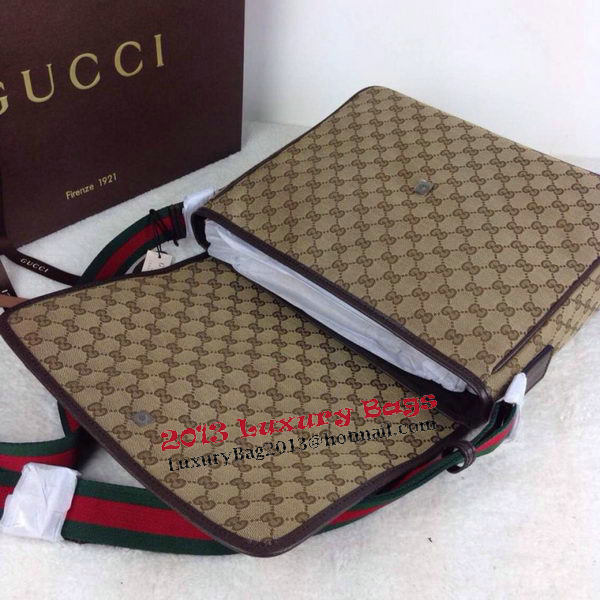 Gucci Medium Messenger Bag 233052 Brown