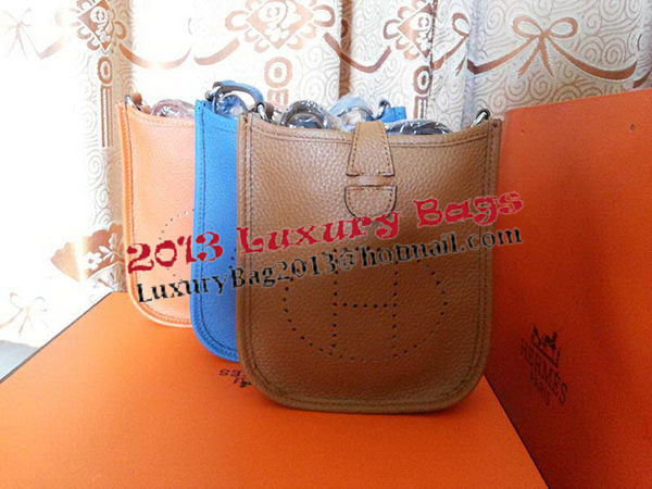 Hermes mini Evelyne Messenger Bag H1608S Grey