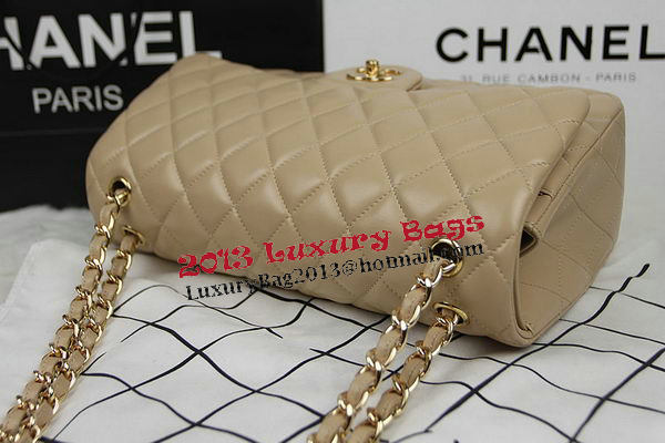 Chanel Classic Flap Bag Apricot Original Leather CF1113 Gold