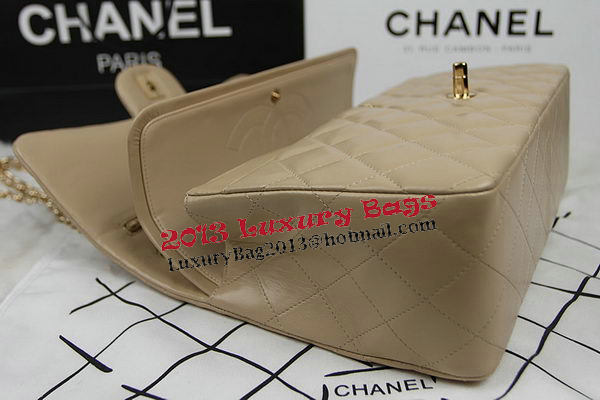 Chanel Classic Flap Bag Apricot Original Leather CF1113 Gold