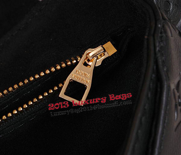 Louis Vuitton Monogram Empreinte Pallas Chain Bag M41202 Black