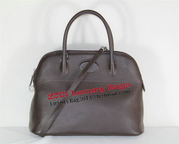 Hermes Bolide 37CM Calfskin Leather Tote Bags H509084 Brown