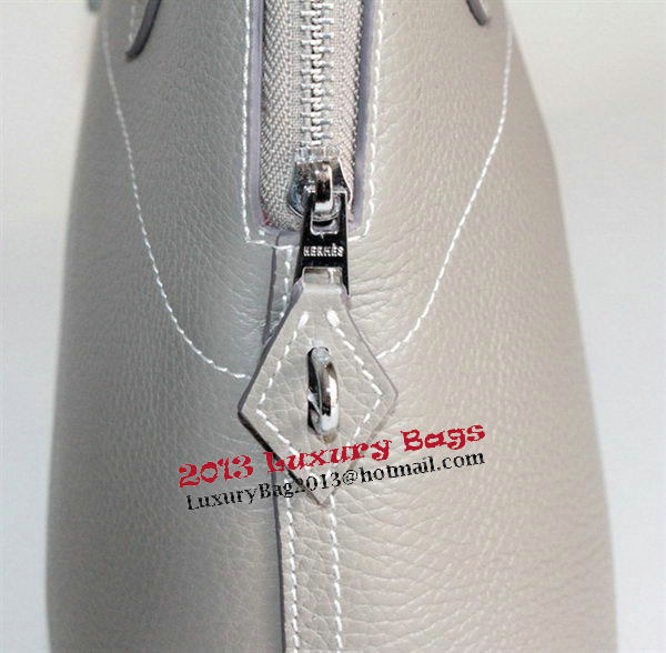 Hermes Bolide 37CM Calfskin Leather Tote Bags H509084 Grey