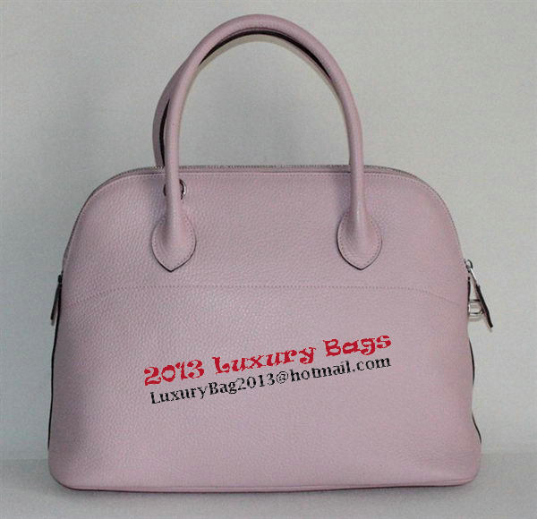 Hermes Bolide 37CM Calfskin Leather Tote Bags H509084 Light Pink