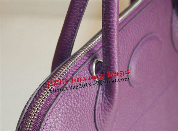 Hermes Bolide 37CM Calfskin Leather Tote Bags H509084 Purple