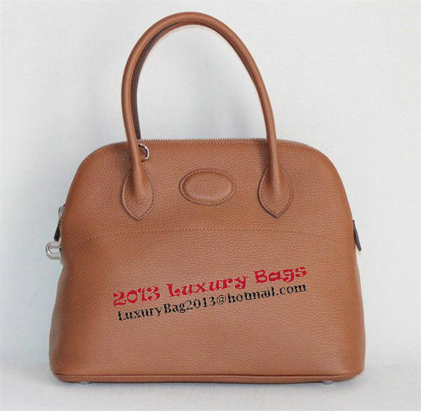 Hermes Bolide 37CM Calfskin Leather Tote Bags H509084 Wheat