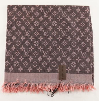 Louis Vuitton Scarves Cotton LV6723G Black&Pink