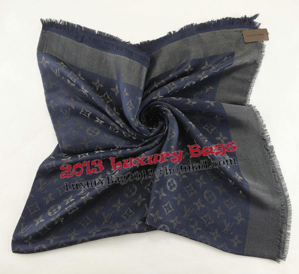 Louis Vuitton Scarves Cotton LV6724B Navy blue