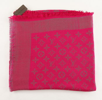 Louis Vuitton Scarves Cotton LV6725A Rose