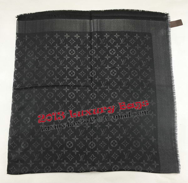 Louis Vuitton Scarves Cotton LV6725B Black