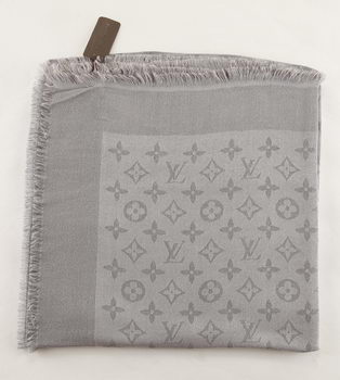 Louis Vuitton Scarves Cotton LV6725E Gray