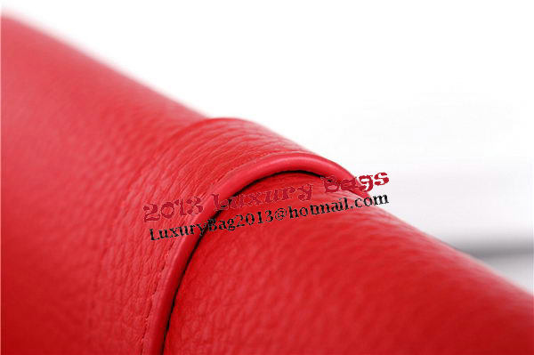 Hermes Jige Clutch Bag Calfskin Leather HQ864 Red