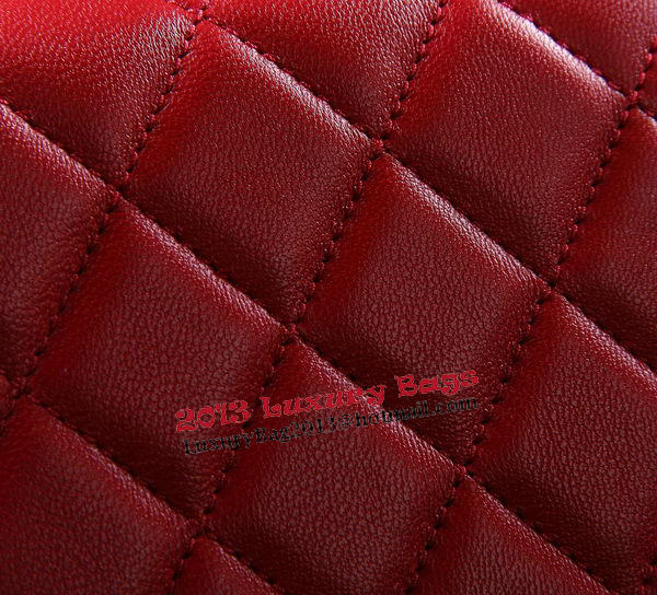 Chanel Matelasse Bi-Fold Wallet Sheepskin Leater A31506 Red