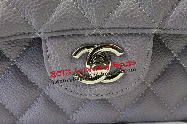 Chanel 2.55 Series Bags Lavender Cannage Pattern Leather CFA1112 Silver