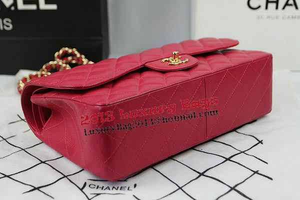 Chanel Classic Flap Bag Rose Cannage Pattern CF1113 Gold