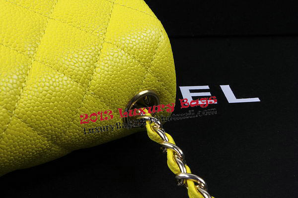 Chanel Classic MINI Flap Bag Lemon Cannage Pattern CF1115 Gold