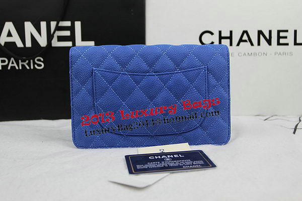 Chanel mini Flap Bag Original Suede Leather A33814 Blue