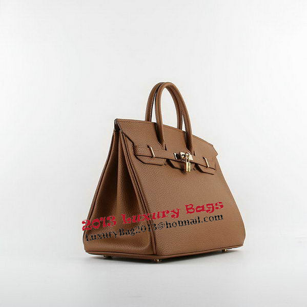 Hermes Birkin 35CM Tote Bags Wheat Grainy Leather H-35 Gold