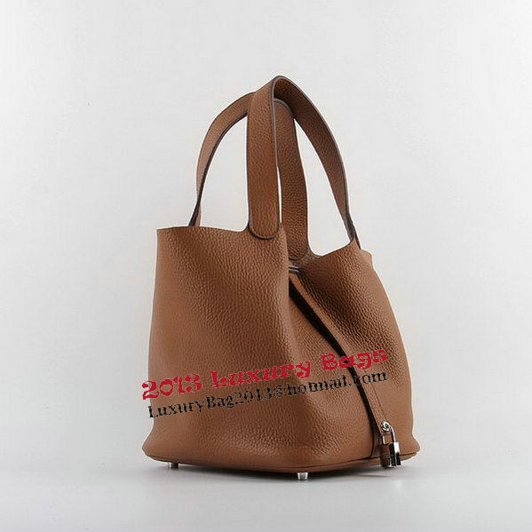 Hermes Picotin Lock MM Bags Clemence Leather H8616 Wheat